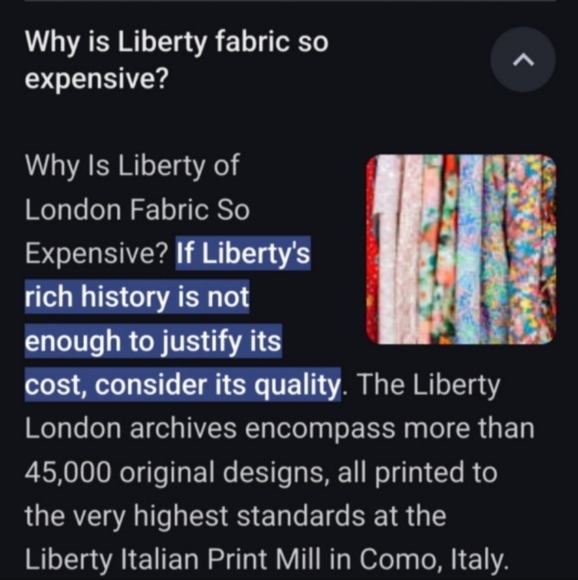 Liberty of London Art Fabric Scrunchie Black White Capel Floral Cottagecore - Picture 10 of 11